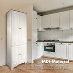 EKKIO Kitchen Storage Cabinet (White) EK-KCB-100-OY - Furniture > Dining