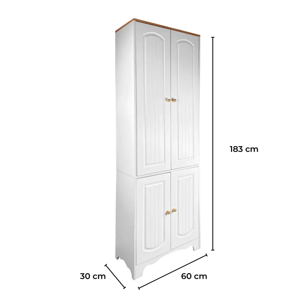 EKKIO Kitchen Storage Cabinet (White) EK-KCB-100-OY - Furniture > Dining
