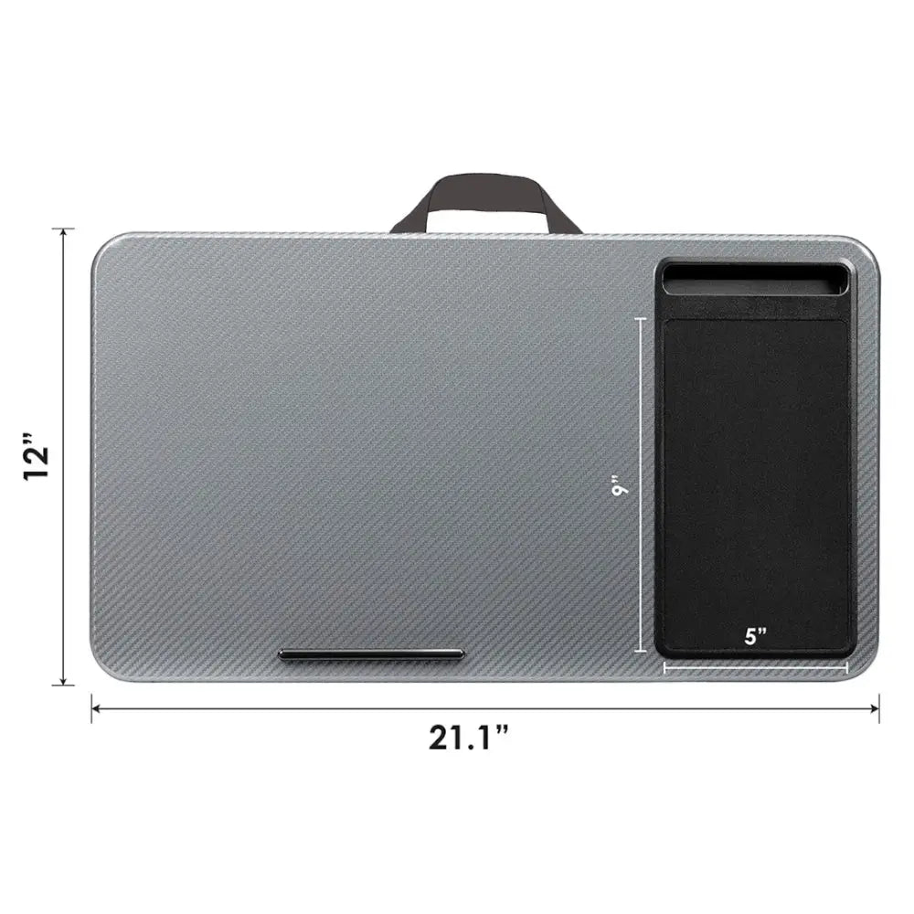 EKKIO Multifunctional Portable Bed Tray Laptop Desk with Cushion (Silver Grey) EK-BT-104-XY - Furniture > Office