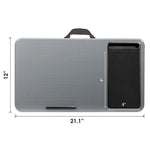 EKKIO Multifunctional Portable Bed Tray Laptop Desk with Cushion (Silver Grey) EK-BT-104-XY - Furniture > Office