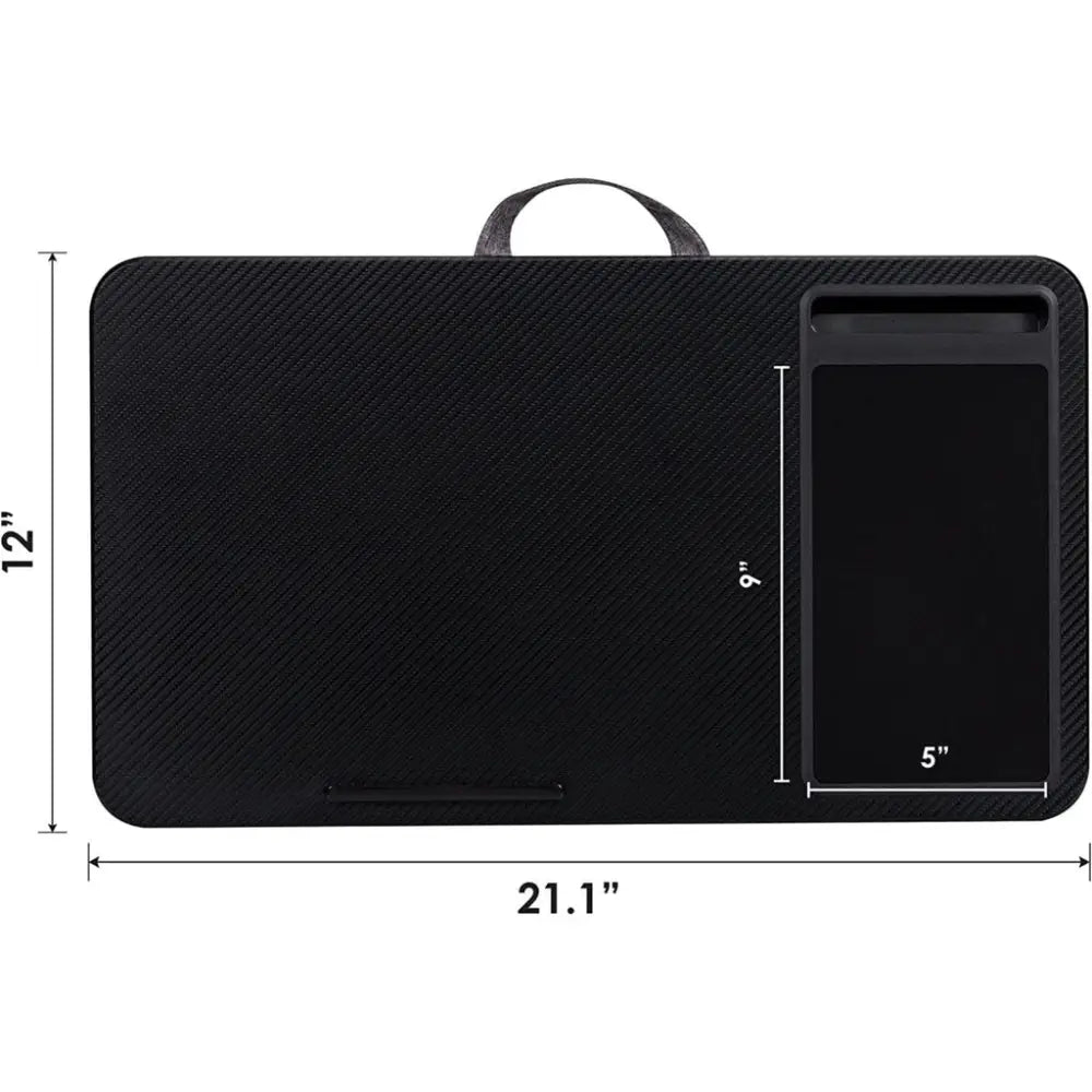 EKKIO Multifunctional Portable Bed Tray Laptop Desk with Cushion (Black) EK-BT-105-XY - Furniture > Office