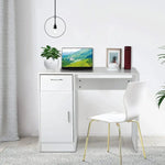 EKKIO Office Computer Desk with 1 Drawer (White) EK-CD-100-LD - Furniture > Office