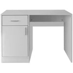 EKKIO Office Computer Desk with 1 Drawer (White) EK-CD-100-LD - Furniture > Office