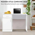 EKKIO Office Computer Desk with 1 Drawer (White) EK-CD-100-LD - Furniture > Office