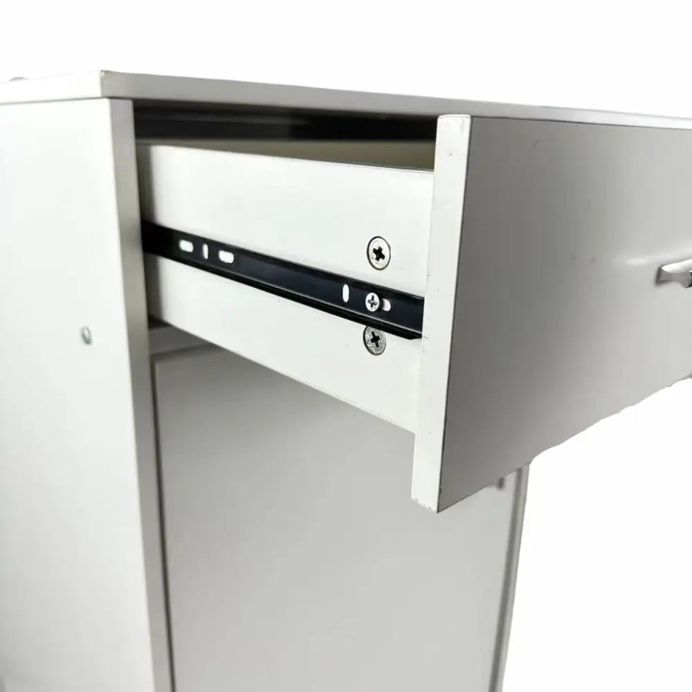 EKKIO Office Computer Desk with 1 Drawer (White) EK-CD-100-LD - Furniture > Office