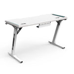 EKKIO RGB Gaming Desk Z Shape White 140cm EK-GD-109-AL - Furniture > Office