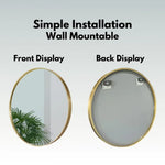 EKKIO Round Mirror No LED (60cm) - Home & Garden > Decor > Mirrors