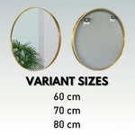 EKKIO Round Mirror No LED (60cm) - Home & Garden > Decor > Mirrors
