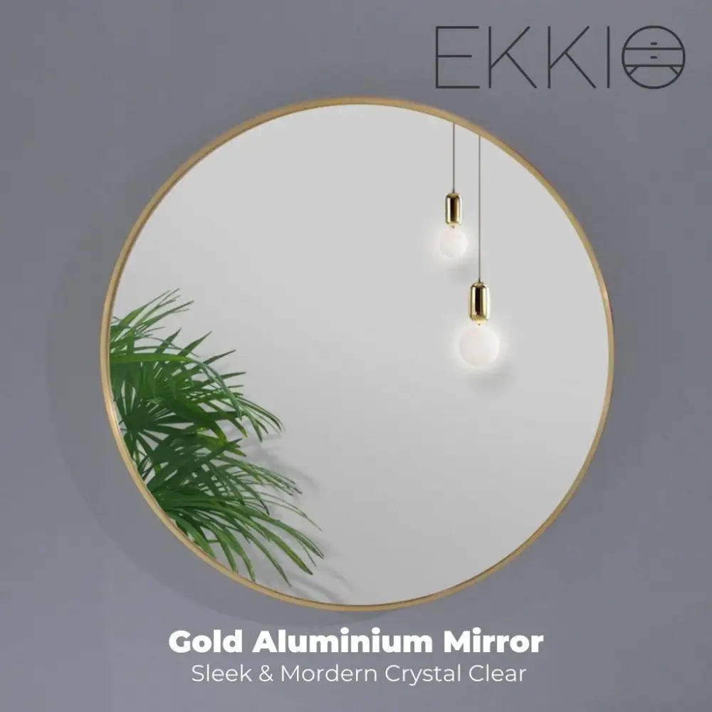 EKKIO Round Mirror No LED (60cm) - Home & Garden > Decor > Mirrors