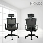 EKKIO Zorae - Office Chair (Black) EK-OC-100-SQ / EK-OC-100-BST - Furniture > Office