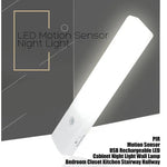 EL608 Rechargeable Infrared Motion Sensor Wall LED Night Light Torch (Cool White) - Home & Garden > Lighting > Night