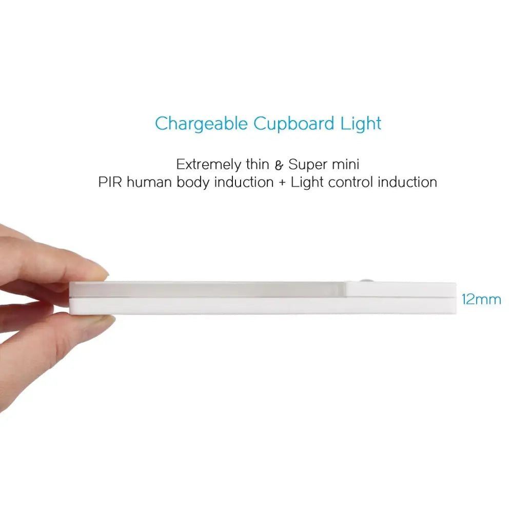 EL608 Rechargeable Infrared Motion Sensor Wall LED Night Light Torch (Warm White) - Home & Garden > Lighting > Night
