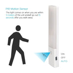 EL608 Rechargeable Infrared Motion Sensor Wall LED Night Light Torch (Cool White) - Home & Garden > Lighting > Night