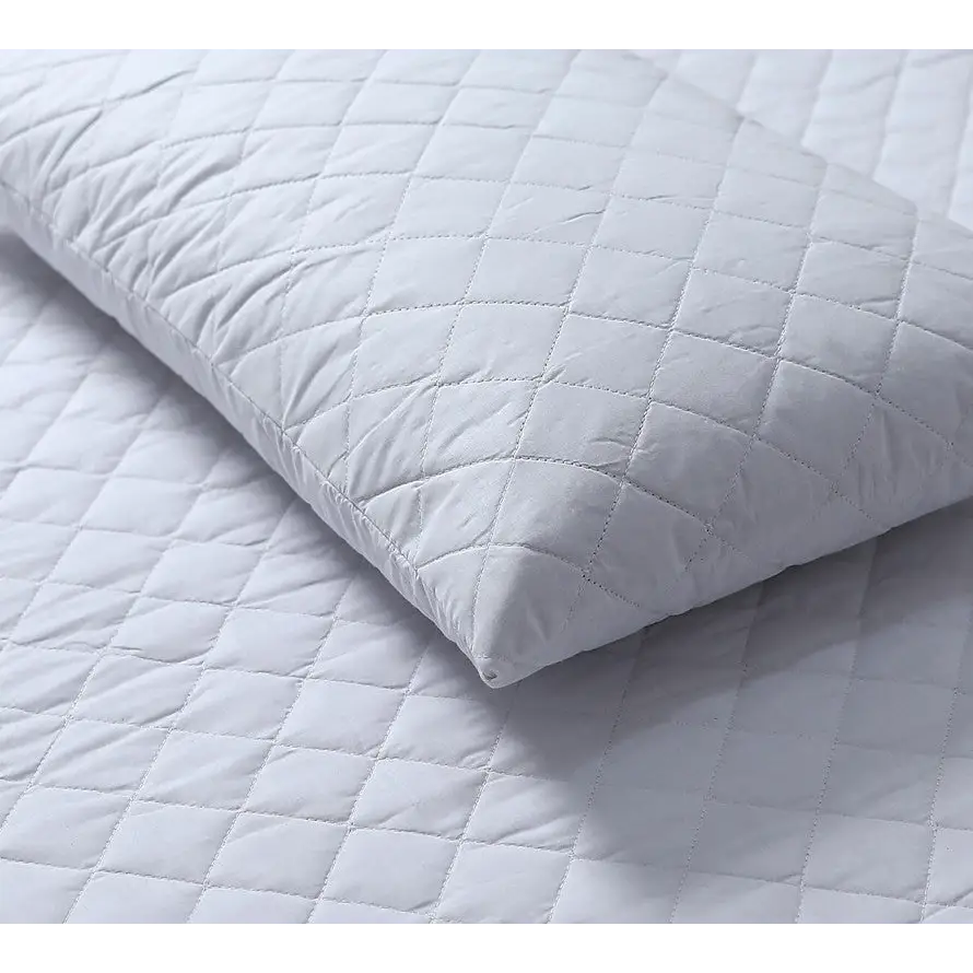 Elan Linen 100% Cotton Quilted Fully Fitted 50cm Deep Single Size Waterproof Mattress Protector - Home & Garden >