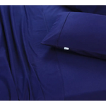 Elan Linen 100% Egyptian Cotton Vintage Washed 500TC Navy Blue Queen Bed Sheets Set - Home & Garden > Bedding