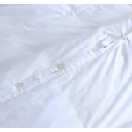 Elan Linen 100% Egyptian Cotton Vintage Washed 500TC White Queen Quilt Cover Set - Home & Garden > Bedding