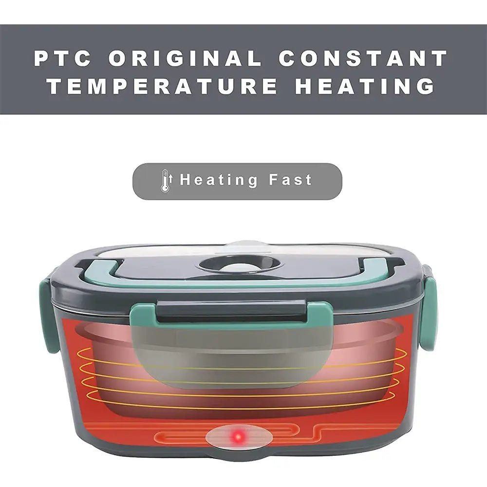 Electric Lunch Box Food Warmer Portable Leakproof Food Heater Car Home Picnic - Home & Garden > Kitchenware