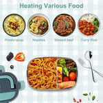 Electric Lunch Box Food Warmer Portable Leakproof Food Heater Car Home Picnic - Home & Garden > Kitchenware