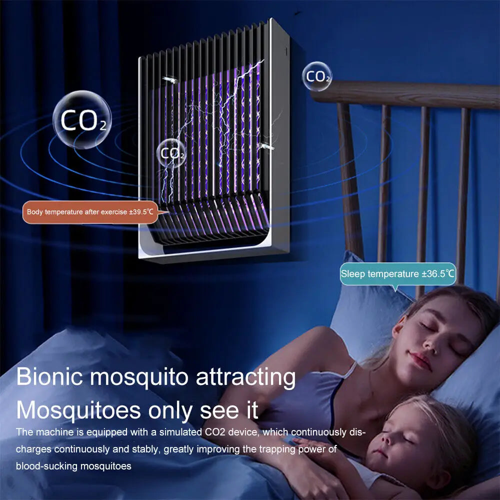 Electric Mosquito Killer Lamp Insect Catcher Fly Bug Zapper Trap LED UV Mozzie - Appliances > Appliances Others