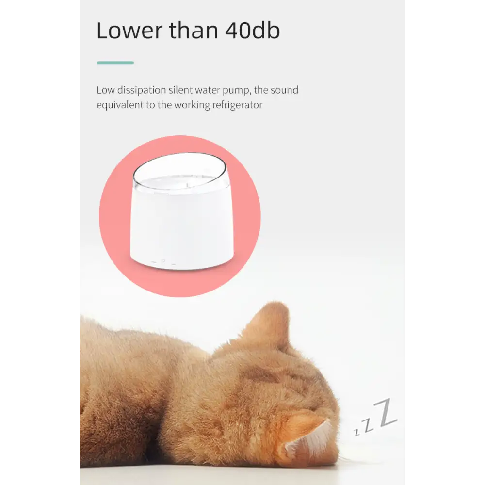 Electric Pet Dog Cat Water Fountain Automatic Self-Clean Water Fountain 1.5L - Pet Care > Cat Supplies > Cat Bowls