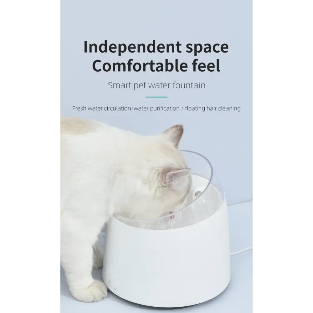 Electric Pet Dog Cat Water Fountain Automatic Self-Clean Water Fountain 1.5L - Pet Care > Cat Supplies > Cat Bowls
