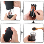 Electric Salt Pepper Mill Grinder Battery Powered LED Light Adjustable AU - Home & Garden > Kitchenware