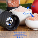 Electric Salt Pepper Mill Grinder Battery Powered LED Light Adjustable AU - Home & Garden > Kitchenware