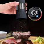 Electric Salt Pepper Mill Grinder Battery Powered LED Light Adjustable AU - Home & Garden > Kitchenware