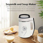 Electric Soy Bean Milk and Soup Maker Machine -Automatic Soya Almond Nut Blender - Appliances > Kitchen Appliances