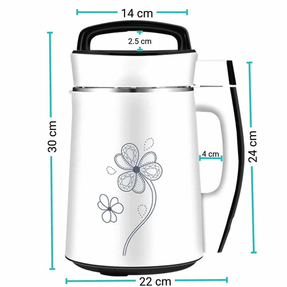 Electric Soy Bean Milk and Soup Maker Machine -Automatic Soya Almond Nut Blender - Appliances > Kitchen Appliances