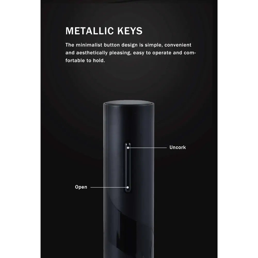 Electric Wine Bottle Opener Tool Automatic - Cordless Corkscrew - Foil Cutter - Home & Garden > Kitchenware