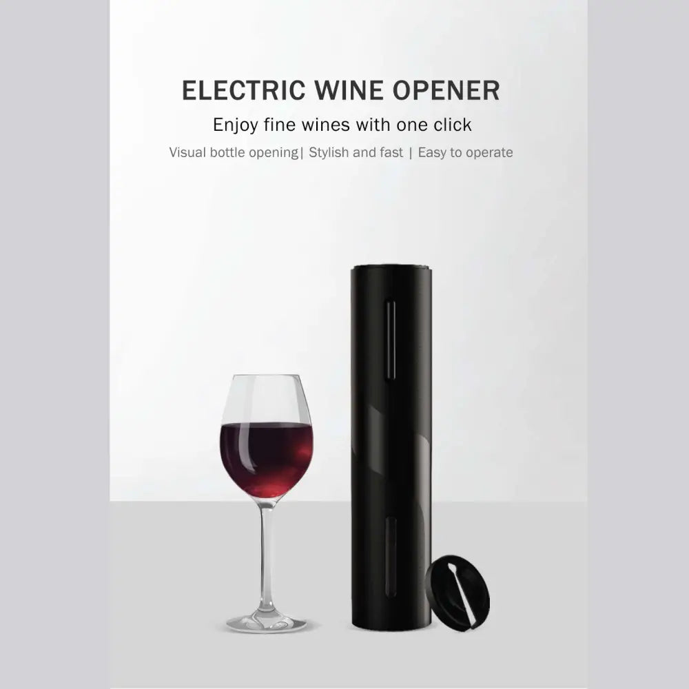 Electric Wine Bottle Opener Tool Automatic - Cordless Corkscrew - Foil Cutter - Home & Garden > Kitchenware
