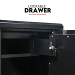 Electronic Digital Safe Box Fire Proof Safe Heavy Duty Key Lock Security 118L - Home & Garden > Storage