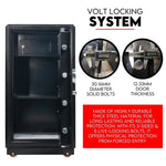 Electronic Digital Safe Box Fire Proof Safe Heavy Duty Key Lock Security 118L - Home & Garden > Storage