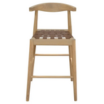 Elliot Leather Kitchen Counter Stool (Natural) - Furniture > Bar Stools & Chairs > Table & Bar Stools