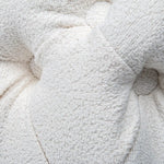 Elsa Tufted Ottoman Beach Boucle White-Rectangular - Furniture > Bedroom
