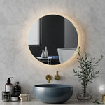 Embellir Bluetooth LED Wall Mirror With Light 50CM Bathroom Decor Round Mirrors - Home & Garden > Decor > Mirrors