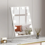 Embellir Bluetooth Makeup Mirror 30x40cm Hollywood Vanity with LED Light White - Home & Garden > Decor > Mirrors