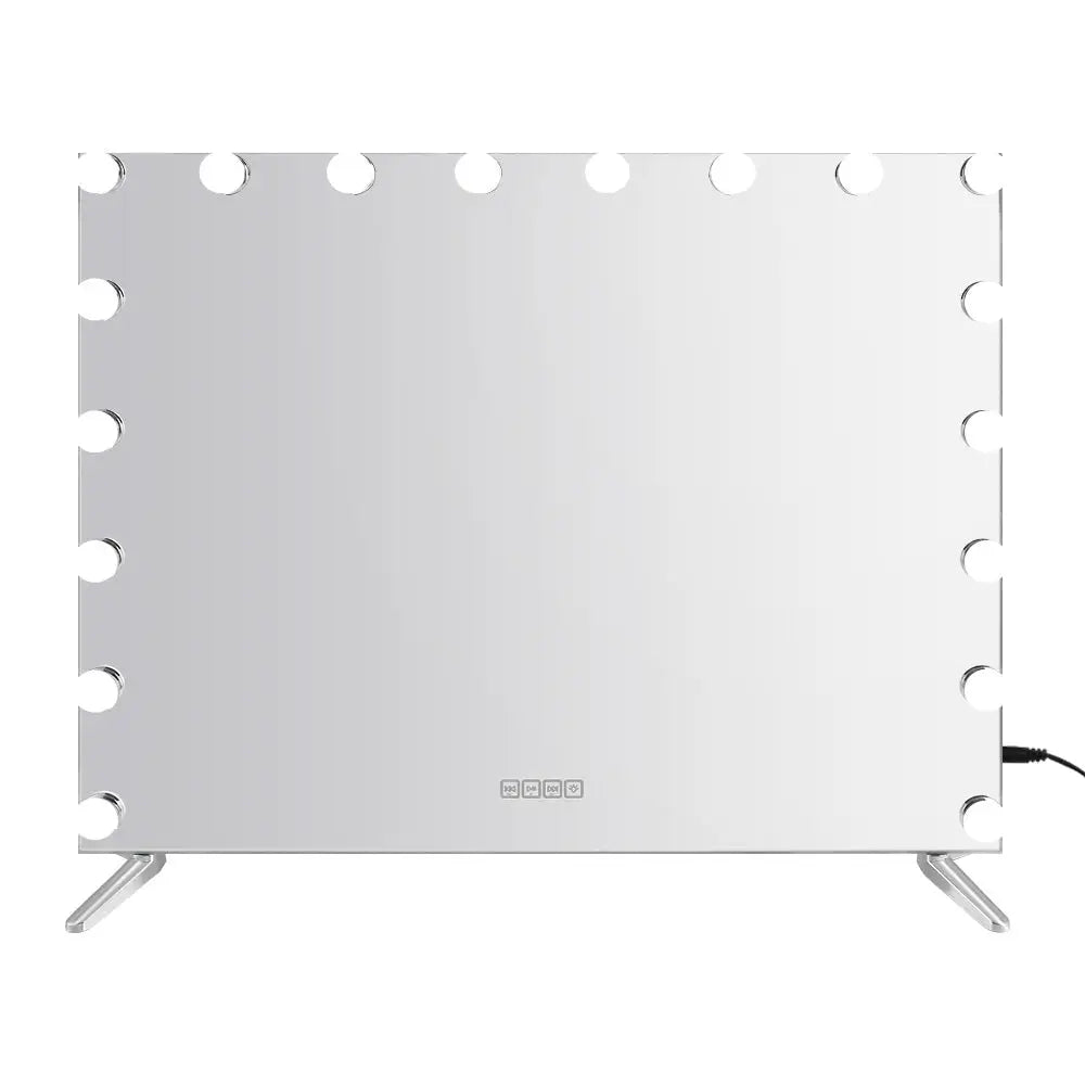 Embellir Bluetooth Makeup Mirror 80x65cm Hollywood Vanity with LED Light Wall - Home & Garden > Decor > Mirrors