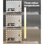 Embellir Bluetooth Makeup Mirror 80x65cm Hollywood Vanity with LED Light Wall - Home & Garden > Decor > Mirrors