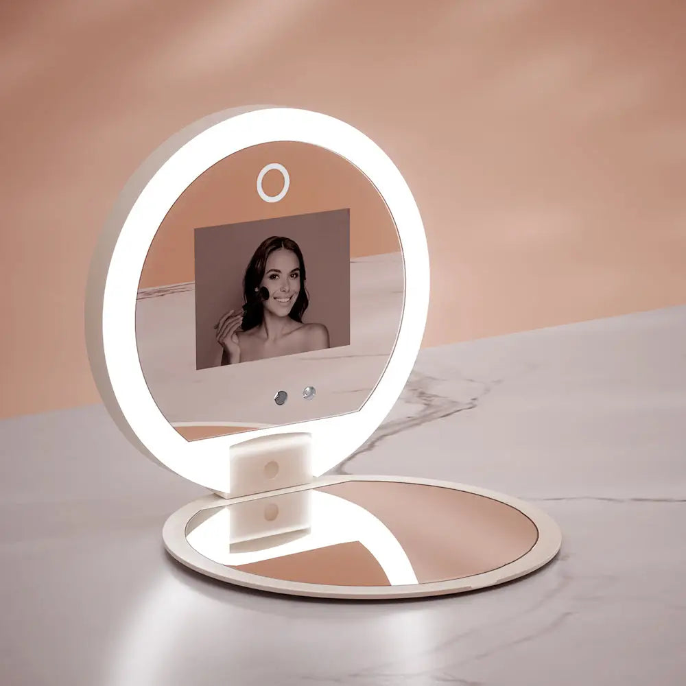 Embellir Compact Makeup Mirror with UV Camera for Sunscreen Test Portable Travel - Health & Beauty > Makeup > Makeup