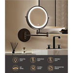 Embellir Extendable Makeup Mirror 10X Magnifying Double-Sided Bathroom Brown - Health & Beauty > Makeup > Makeup Mirrors