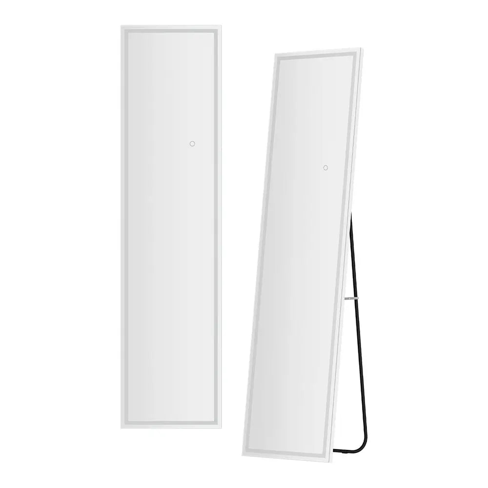 Embellir Full-Length Floor Wall Mirrors LED Light - Home & Garden > Decor > Mirrors