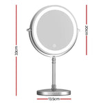 Embellir Makeup Mirror 20x20cm 10X Magnifying with LED Light Rotation Tabletop - Health & Beauty > Makeup > Makeup