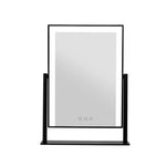 Embellir Makeup Mirror 25x30cm Hollywood Vanity with LED Light Rotation Black - Health & Beauty > Makeup > Makeup