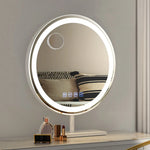 Embellir Makeup Mirror 40x40cm Hollywood Vanity with LED Light Tabletop Round - Home & Garden > Decor > Mirrors