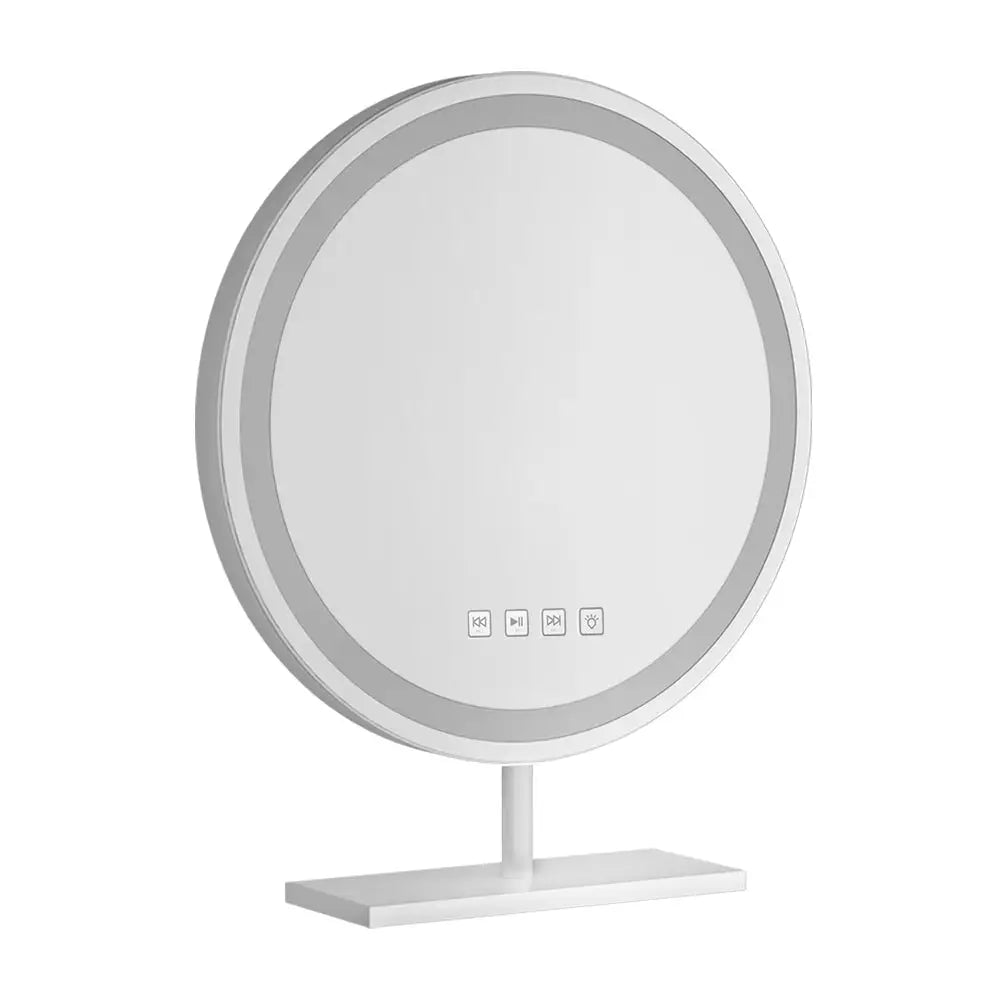 Embellir Makeup Mirror 40x40cm Hollywood Vanity with LED Light Tabletop Round - Home & Garden > Decor > Mirrors