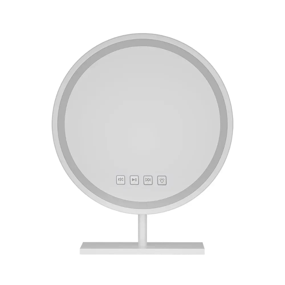 Embellir Makeup Mirror 40x40cm Hollywood Vanity with LED Light Tabletop Round - Home & Garden > Decor > Mirrors