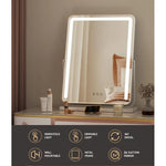 Embellir Makeup Mirror 40x50cm Hollywood Vanity with LED Light Strip Rotation - Home & Garden > Decor > Mirrors