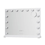 Embellir Makeup Mirror 58x45cm Hollywood Vanity with LED Light Tabletop White - Home & Garden > Decor > Mirrors